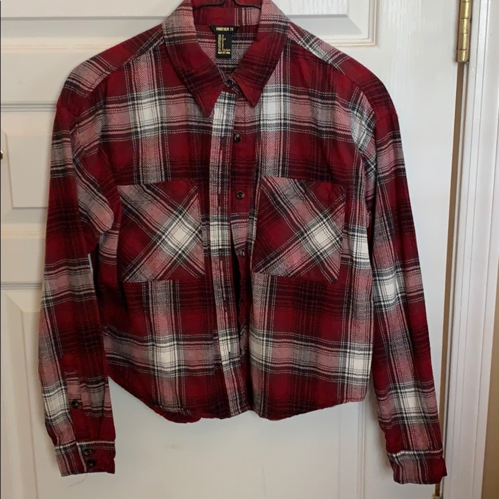 Cropped flannel